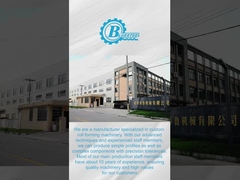 rulo şekillendirme makinesinin fabrika görünümü