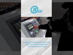 Kesme Sistemli Hidrolik Oluklu Çelik Rulo Şekillendirme Makinesi