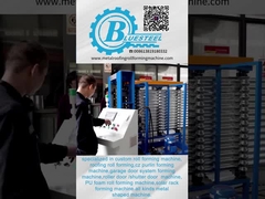 Hidrolik çelik dalgalanmış çatı levhası kırpma makinesi, Metal çatı rulo şekillendirme makinesi