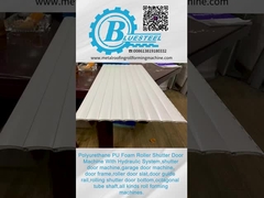 PU köpüklü yalıtımlı çift derili rulo panjurlu kapı için rulo şekillendirme makinesi