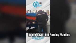 Sizin İçin 13-28 İstasyonlu Çift Katmanlı Rulo Şekillendirme Makinesi Hammadde Genişliği 1000mm'yi Tanıtın