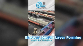 Çift Katmanlı Rulo Şekillendirme Makinesi