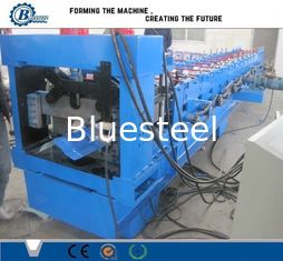 Zincir Sürücü Ridge Cap Roll Forming Machine 380V/50Hz/3Phase 14-22 İstasyonu