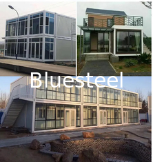 CE Metal Çatı Panelleri Makine Konteyner Evi / Konteyner Booth için