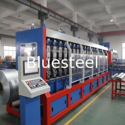 PLC Control System Purlin Roll Forming Machine with 120-500mm Raw Material Width and 15-20m/min Forming Speed