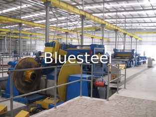 Uzunluğa Kesilmiş Hızlı Çelik PLC Kontrol Sistemi 1200mm Bobin OD
