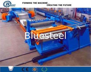 Hassas 380V Güç Kesme Hattı 25T Recoiler Ağırlığı ve 610mm Recoiler ID ile Kesme Hattı