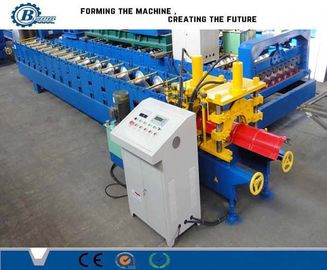 Zincir Sürücü Ridge Cap Roll Forming Machine 380V/50Hz/3Phase 14-22 İstasyonu