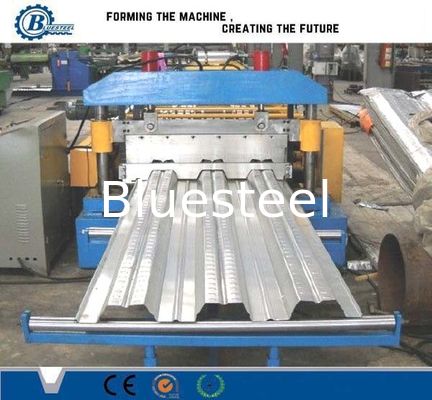 45 # Çelik Rulo ile 7.5 * 1.5 * 1.3m PLC Kontrol Zemin Güverte Sac Makinesi