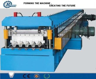 15-20m/min Hızlı Güvertesi Zemin Rulo Formasyon Makinesi 4kw Hidrolik Güç Hidrolik Kesim