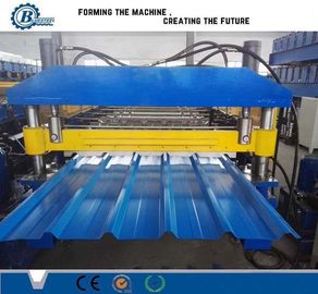 8-30m/min PLC Kontrollü Çelik Rulo Yapım Makinesi Metal Çatı için