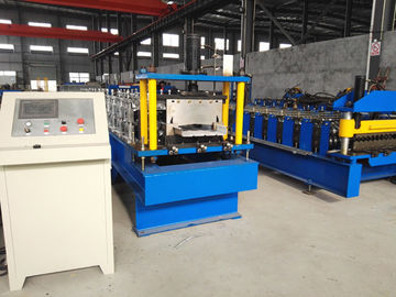 Max 15m/min Fast Standing Seam Roll Forming Machine 7.5m*1.2m*1.5m Çatı paneli şekillendirme için
