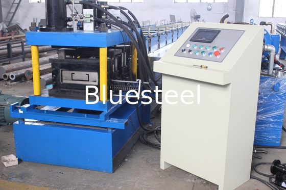 Ağır Güçlü 7.5KW 18-20 İstasyon Purlin Yuvarlama Makinesi 11 Ton Kapasite