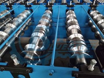 0.3-0.8mm Kalınlık Metal Çatı Rulo Formasyon Makinesi 8-15m/min Formasyon Hızı ±2mm Kesim Toleransi