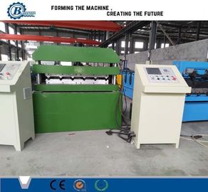 Hidrolik Kesme Metal Çatı Rulo Şekillendirme Makinesi 18-20 İstasyon