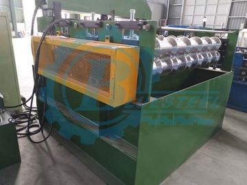 Hidrolik Kesme Metal Çatı Rulo Şekillendirme Makinesi 18-20 İstasyon
