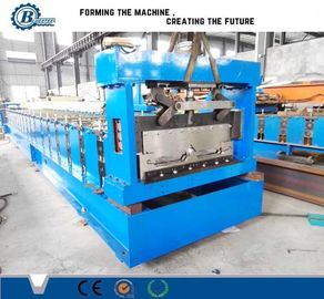 Max 15m/min Fast Standing Seam Roll Forming Machine 7.5m*1.2m*1.5m Çatı paneli şekillendirme için