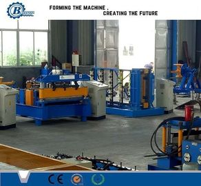 0.3-0.8mm Kalınlık Metal Çatı Rulo Formasyon Makinesi 8-15m/min Formasyon Hızı ±2mm Kesim Toleransi