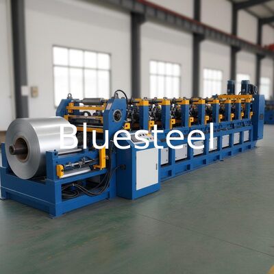 8000kg ağır metal çatı rulo şekillendirme makinesi PLC kontrolü ve çatı levhası üretimi için 45 # çelik ruloları ile