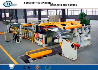 Hassas 380V Güç Kesme Hattı 25T Recoiler Ağırlığı ve 610mm Recoiler ID ile Kesme Hattı