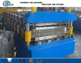 8.5T Çift katmanlı şekillendirme makinesi pürüzsüz şekillendirme süreci için mavi renkte