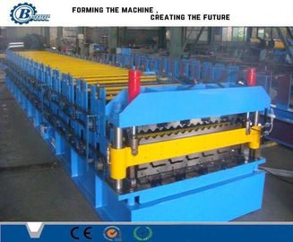 7.5KW ana motor gücü ve 45 çelik rulo malzemesi ile çelik rulo şekillendirme makinesi